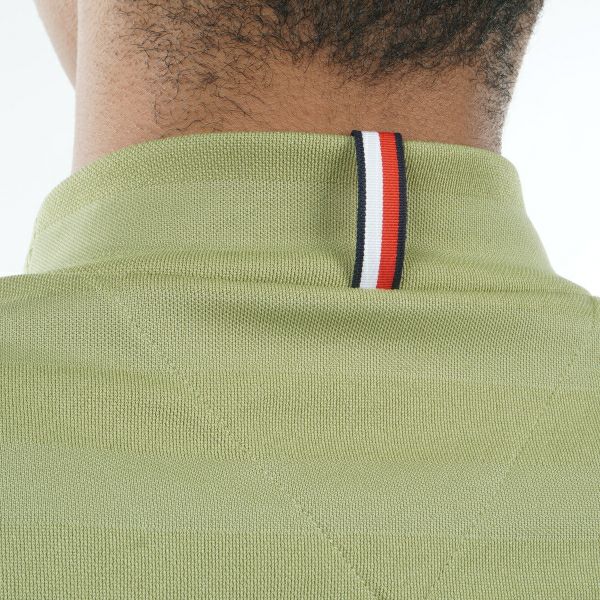 トミー ヒルフィガー ゴルフ Tommy Hilfiger Golf メンズ メンズ カレッジロゴ 半袖モックシャツ THMA437 詳細20