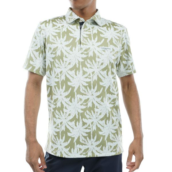 トミー ヒルフィガー ゴルフ Tommy Hilfiger Golf メンズ メンズ パームツリー 半袖シャツ THMA438 詳細1