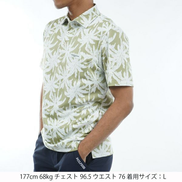 トミー ヒルフィガー ゴルフ Tommy Hilfiger Golf メンズ メンズ パームツリー 半袖シャツ THMA438 詳細5