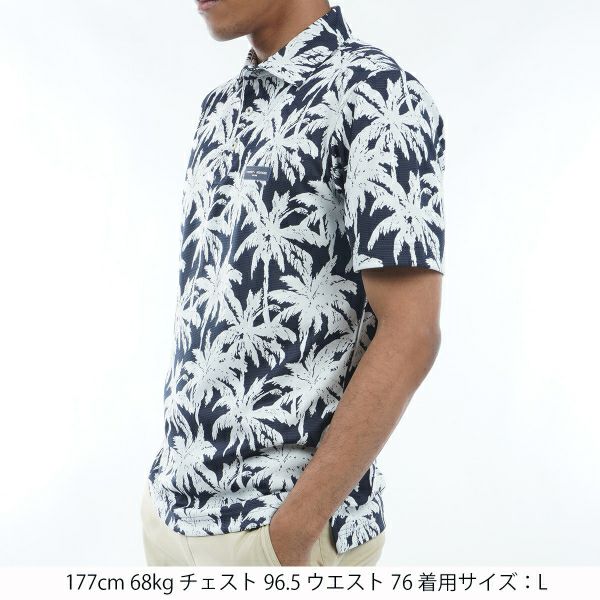 トミー ヒルフィガー ゴルフ Tommy Hilfiger Golf メンズ メンズ パームツリー 半袖シャツ THMA438 詳細7