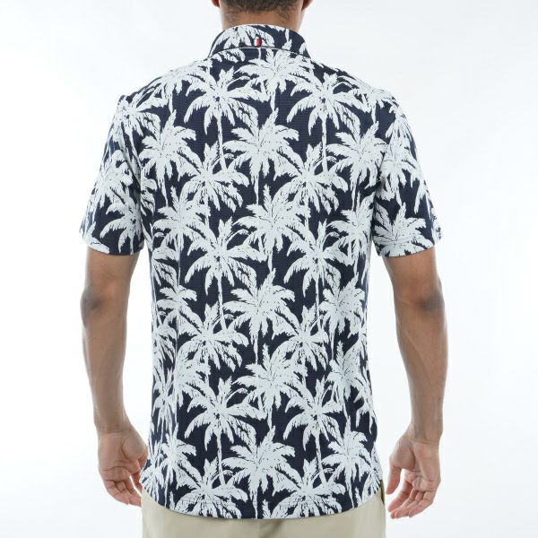 トミー ヒルフィガー ゴルフ Tommy Hilfiger Golf メンズ メンズ パームツリー 半袖シャツ THMA438 詳細8