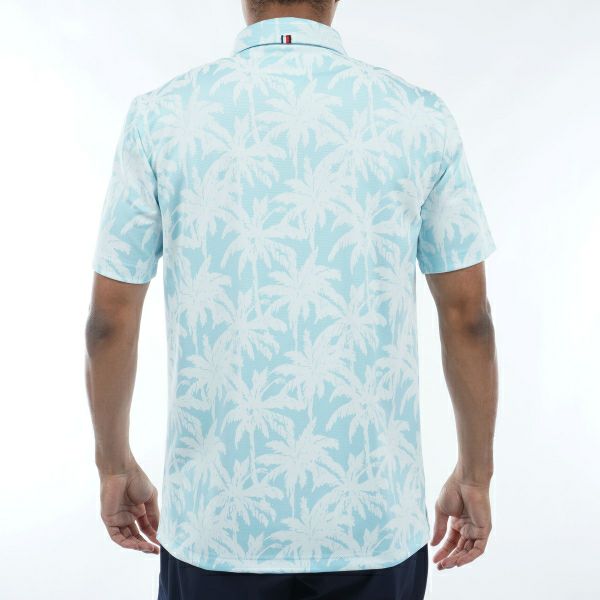 トミー ヒルフィガー ゴルフ Tommy Hilfiger Golf メンズ メンズ パームツリー 半袖シャツ THMA438 詳細10