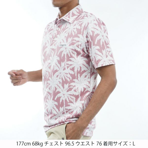 トミー ヒルフィガー ゴルフ Tommy Hilfiger Golf メンズ メンズ パームツリー 半袖シャツ THMA438 詳細11