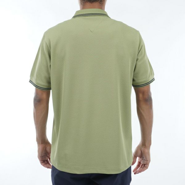 トミー ヒルフィガー ゴルフ Tommy Hilfiger Golf メンズ メンズ ビッグ鹿の子 半袖ガゼットポロシャツ THMA439 詳細13