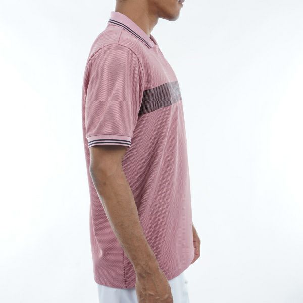 トミー ヒルフィガー ゴルフ Tommy Hilfiger Golf メンズ メンズ ビッグ鹿の子 半袖ガゼットポロシャツ THMA439 詳細17