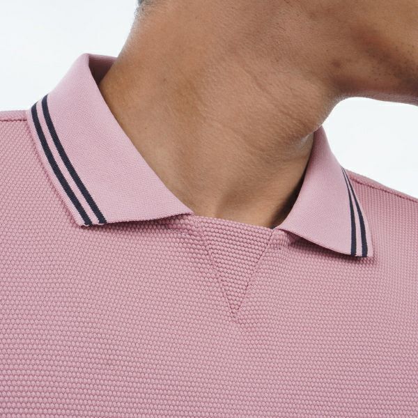 トミー ヒルフィガー ゴルフ Tommy Hilfiger Golf メンズ メンズ ビッグ鹿の子 半袖ガゼットポロシャツ THMA439 詳細21