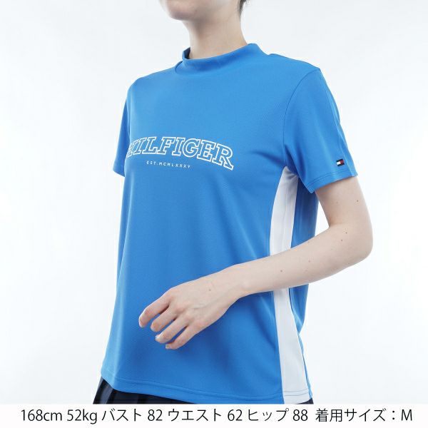 トミー ヒルフィガー ゴルフ Tommy Hilfiger Golf レディース レディース アーチロゴ 半袖モックシャツ THLA401 詳細10