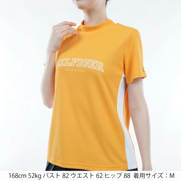トミー ヒルフィガー ゴルフ Tommy Hilfiger Golf レディース レディース アーチロゴ 半袖モックシャツ THLA401 詳細12