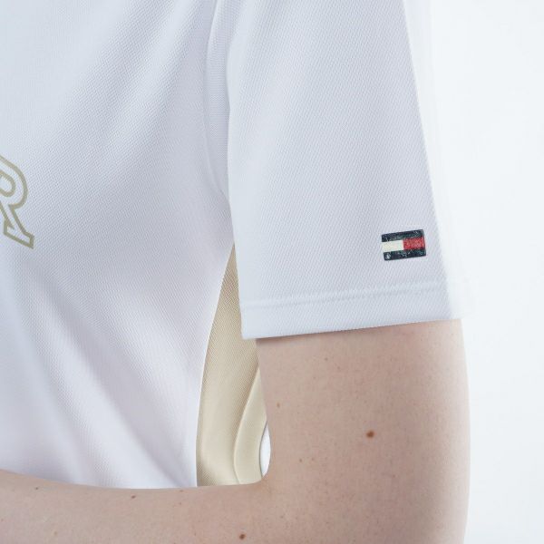 トミー ヒルフィガー ゴルフ Tommy Hilfiger Golf レディース レディース アーチロゴ 半袖モックシャツ THLA401 詳細18