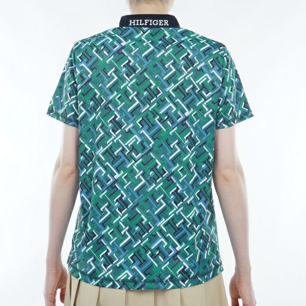 トミー ヒルフィガー ゴルフ Tommy Hilfiger Golf レディース レディース THモノグラム 半袖モックシャツ THLA402 詳細6