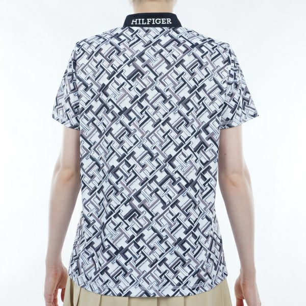 トミー ヒルフィガー ゴルフ Tommy Hilfiger Golf レディース レディース THモノグラム 半袖モックシャツ THLA402 詳細8