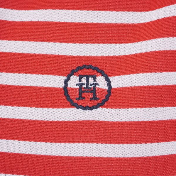 トミー ヒルフィガー ゴルフ Tommy Hilfiger Golf レディース レディース ボーダー ノースリーブシャツ THLA403 詳細15