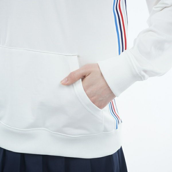 トミー ヒルフィガー ゴルフ Tommy Hilfiger Golf レディース レディース トラックロゴ フーディーライトスウェット THLA407 詳細12