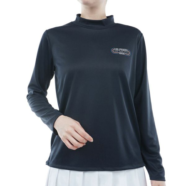 トミー ヒルフィガー ゴルフ Tommy Hilfiger Golf レディース レディース トラックロゴ 長袖モックシャツ THLA408 詳細1