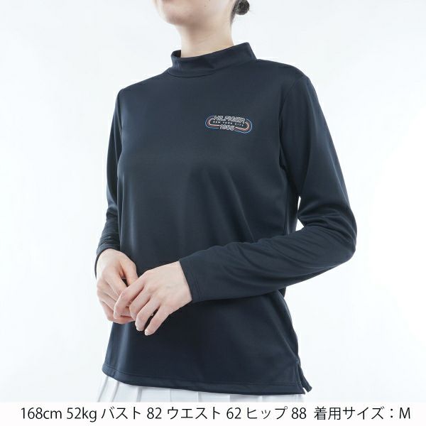 トミー ヒルフィガー ゴルフ Tommy Hilfiger Golf レディース レディース トラックロゴ 長袖モックシャツ THLA408 詳細4
