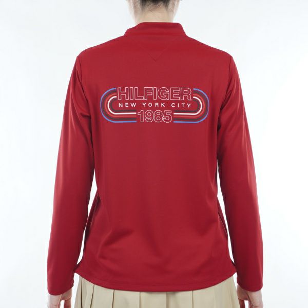 トミー ヒルフィガー ゴルフ Tommy Hilfiger Golf レディース レディース トラックロゴ 長袖モックシャツ THLA408 詳細9