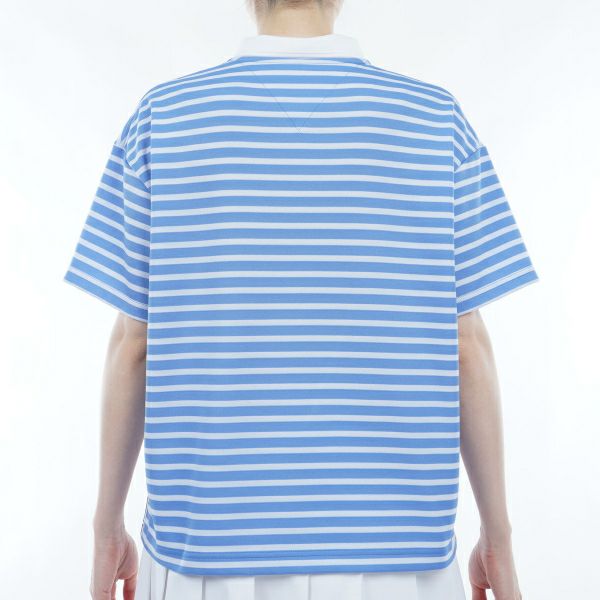 トミー ヒルフィガー ゴルフ Tommy Hilfiger Golf レディース レディース ボーダー リラックスポロシャツ THLA410 詳細5