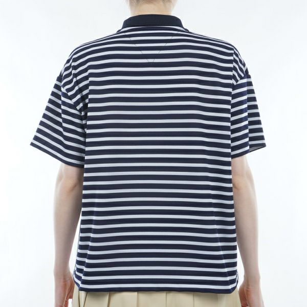 トミー ヒルフィガー ゴルフ Tommy Hilfiger Golf レディース レディース ボーダー リラックスポロシャツ THLA410 詳細9