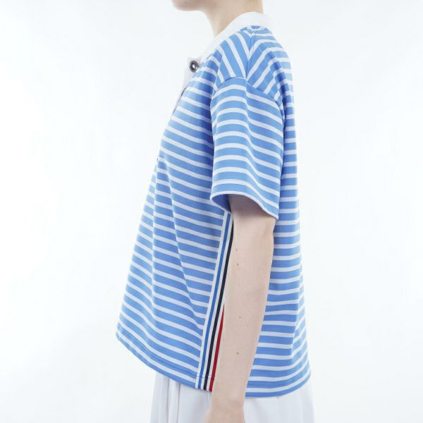 トミー ヒルフィガー ゴルフ Tommy Hilfiger Golf レディース レディース ボーダー リラックスポロシャツ THLA410 詳細10