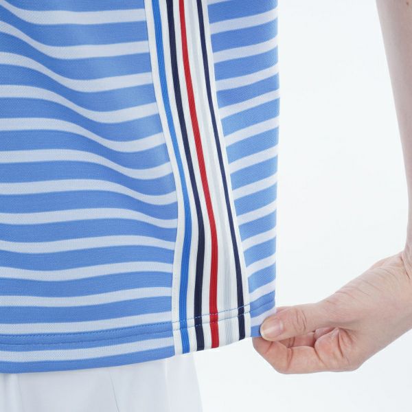 トミー ヒルフィガー ゴルフ Tommy Hilfiger Golf レディース レディース ボーダー リラックスポロシャツ THLA410 詳細12