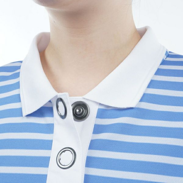トミー ヒルフィガー ゴルフ Tommy Hilfiger Golf レディース レディース ボーダー リラックスポロシャツ THLA410 詳細14