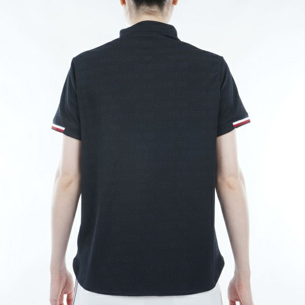 トミー ヒルフィガー ゴルフ Tommy Hilfiger Golf レディース レディース エンボスロゴジャカード 半袖モックシャツ THLA411 詳細10