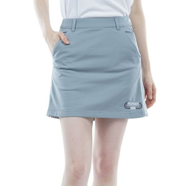 トミー ヒルフィガー ゴルフ Tommy Hilfiger Golf レディース レディース トラックロゴ ライトスウェットスカート THLA413 詳細2