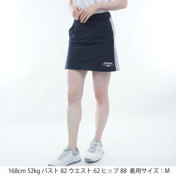 トミー ヒルフィガー ゴルフ Tommy Hilfiger Golf レディース レディース トラックロゴ ライトスウェットスカート THLA413 詳細8
