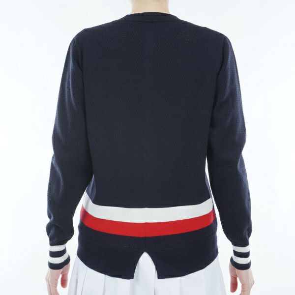 トミー ヒルフィガー ゴルフ Tommy Hilfiger Golf レディース レディース クルーネック メッシュセーター THLA416 詳細9