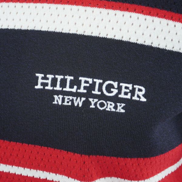 トミー ヒルフィガー ゴルフ Tommy Hilfiger Golf レディース レディース クルーネック メッシュセーター THLA416 詳細15