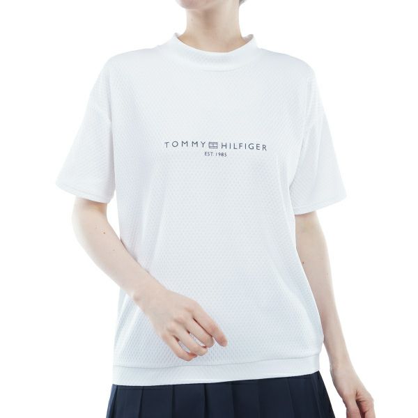 トミー ヒルフィガー ゴルフ Tommy Hilfiger Golf レディース レディース リラックスフィット 半袖モックシャツ THLA418 詳細1