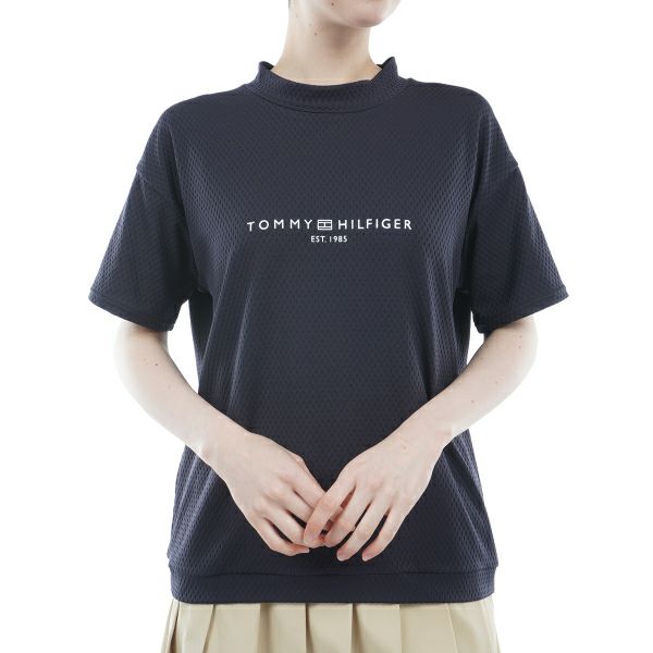 トミー ヒルフィガー ゴルフ Tommy Hilfiger Golf レディース レディース リラックスフィット 半袖モックシャツ THLA418 詳細2