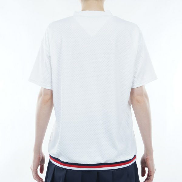トミー ヒルフィガー ゴルフ Tommy Hilfiger Golf レディース レディース リラックスフィット 半袖モックシャツ THLA418 詳細5