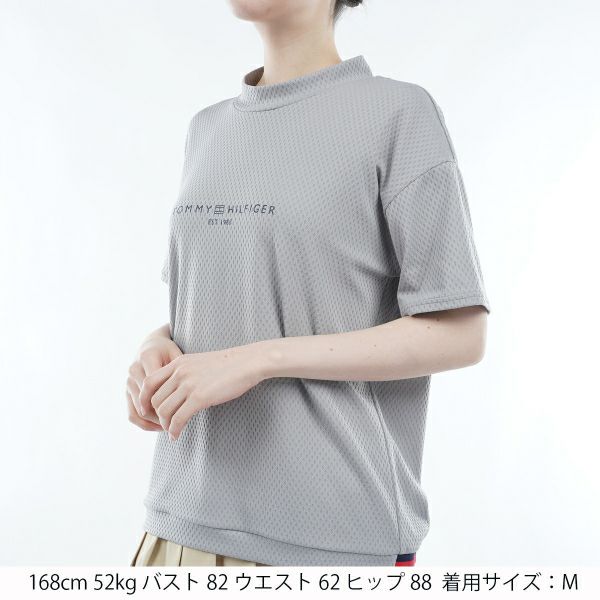 トミー ヒルフィガー ゴルフ Tommy Hilfiger Golf レディース レディース リラックスフィット 半袖モックシャツ THLA418 詳細8