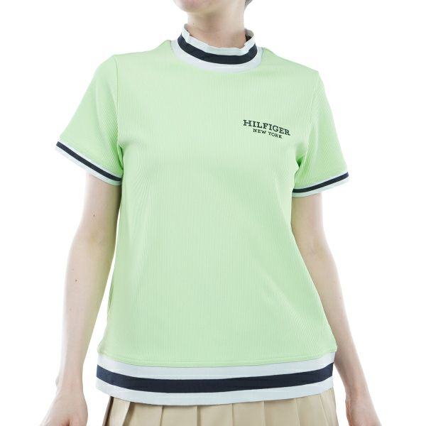 トミー ヒルフィガー ゴルフ Tommy Hilfiger Golf レディース レディース ハイテンション 半袖モックシャツ THLA419 詳細4