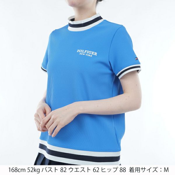 トミー ヒルフィガー ゴルフ Tommy Hilfiger Golf レディース レディース ハイテンション 半袖モックシャツ THLA419 詳細5