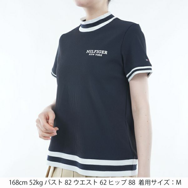 トミー ヒルフィガー ゴルフ Tommy Hilfiger Golf レディース レディース ハイテンション 半袖モックシャツ THLA419 詳細9