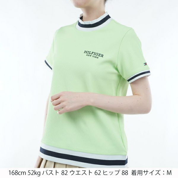 トミー ヒルフィガー ゴルフ Tommy Hilfiger Golf レディース レディース ハイテンション 半袖モックシャツ THLA419 詳細11