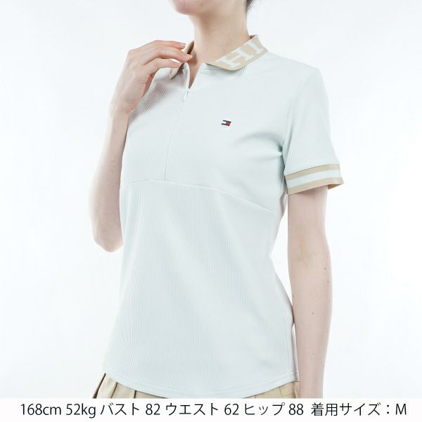 トミー ヒルフィガー ゴルフ Tommy Hilfiger Golf レディース レディース ハイテンション ハーフジップモックシャツ THLA420 詳細7