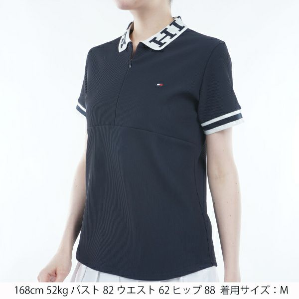 トミー ヒルフィガー ゴルフ Tommy Hilfiger Golf レディース レディース ハイテンション ハーフジップモックシャツ THLA420 詳細9
