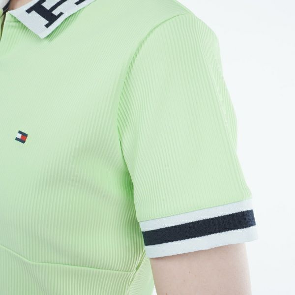 トミー ヒルフィガー ゴルフ Tommy Hilfiger Golf レディース レディース ハイテンション ハーフジップモックシャツ THLA420 詳細16