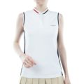 トミー ヒルフィガー ゴルフ Tommy Hilfiger Golf レディース レディース スタンドカラー ノースリーブシャツ THLA421 詳細1