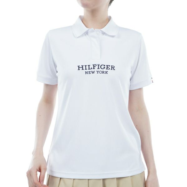トミー ヒルフィガー ゴルフ Tommy Hilfiger Golf レディース レディース フロントロゴ 半袖ポロシャツ THLA422 詳細2