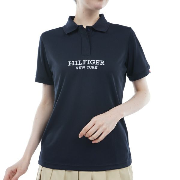 トミー ヒルフィガー ゴルフ Tommy Hilfiger Golf レディース レディース フロントロゴ 半袖ポロシャツ THLA422 詳細4