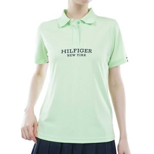 トミー ヒルフィガー ゴルフ Tommy Hilfiger Golf レディース レディース フロントロゴ 半袖ポロシャツ THLA422 詳細5