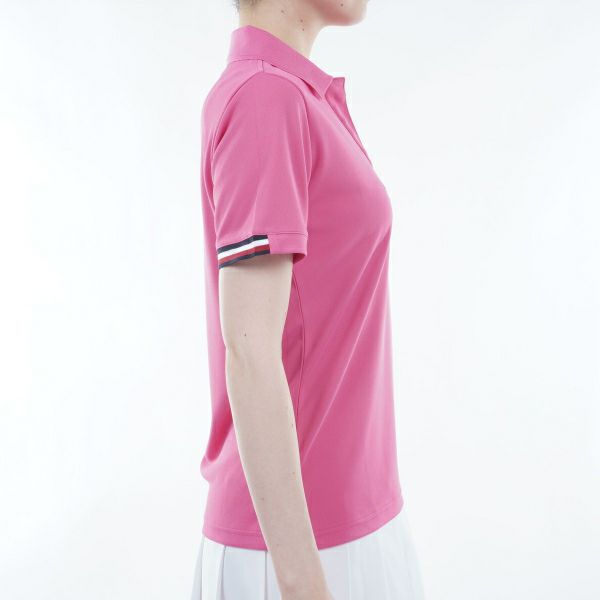 トミー ヒルフィガー ゴルフ Tommy Hilfiger Golf レディース レディース フロントロゴ 半袖ポロシャツ THLA422 詳細17