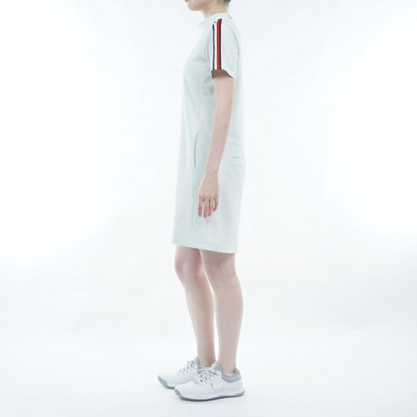 トミー ヒルフィガー ゴルフ Tommy Hilfiger Golf レディース レディース ハイテンション 半袖モックワンピース THLA423 詳細13