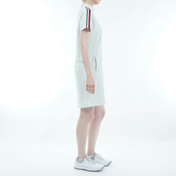 トミー ヒルフィガー ゴルフ Tommy Hilfiger Golf レディース レディース ハイテンション 半袖モックワンピース THLA423 詳細14
