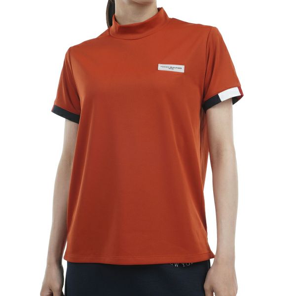 トミー ヒルフィガー ゴルフ Tommy Hilfiger Golf レディース レディース ストライプカフス 半袖モックシャツ THLA428 詳細5