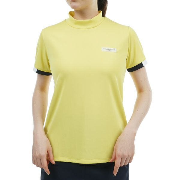 トミー ヒルフィガー ゴルフ Tommy Hilfiger Golf レディース レディース ストライプカフス 半袖モックシャツ THLA428 詳細7